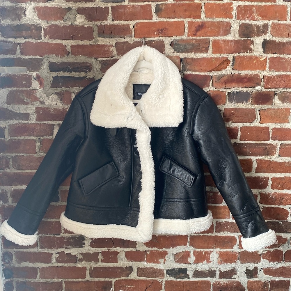 Pretty Little Thing Faux Leather Coat